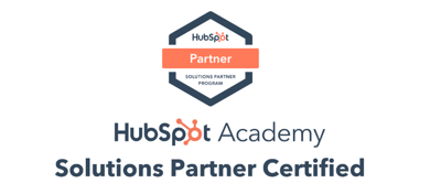 HubSpot Cert- Solutions Partner Certified- 802x354
