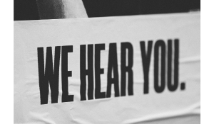 We Hear You Photo by Jon Tyson on Unsplash